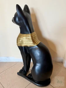 Statua della dea Bastet in vetroresina dipinta a mano - Image 06 (August 21, 2026)