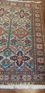 Tappetto persiano vintage 200×130 azzurro e rosso - Image 04 (October 5, 2026)