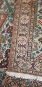 Tappetto persiano vintage 200×130 azzurro e rosso - Image 03 (October 5, 2026)